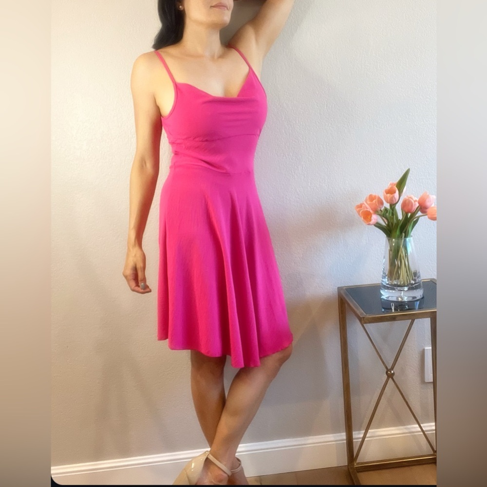 Brand new dress, TJ Maxx, Hot Pink, spaghetti-strap, flirty and flattering